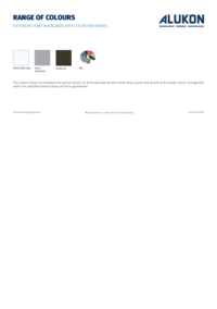 standard colours front-mounted venetian blind